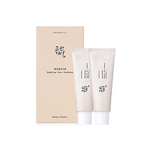 Beauty of Joseon - Set de protector solar de Arroz + Probióticos (50 ml*2 unidades) SPF 50+ PA++++