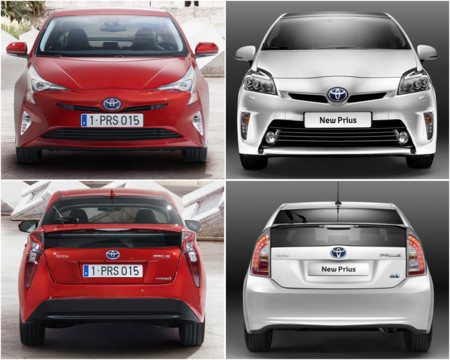Toyota Prius 2016, comparativa visual