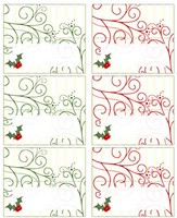 Tarjetas para sentar a los niños en las celebraciones de Navidad