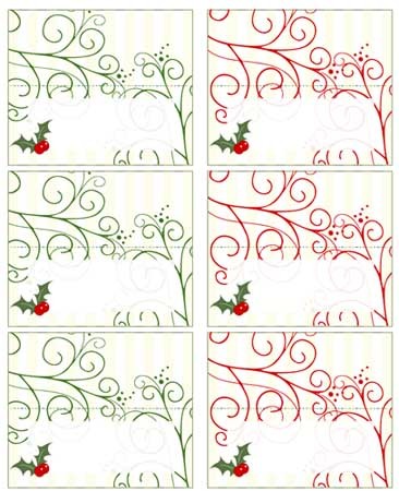 Tarjetas para sentar a los niños en las celebraciones de Navidad