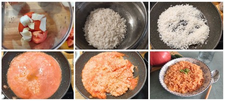 Arroz Rojo Mexicano Pasos