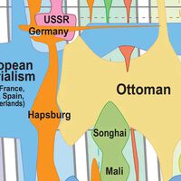 A morte de um império é o nascimento de outro: gráfico revisita história das civilizações há mais de 4 mil anos 