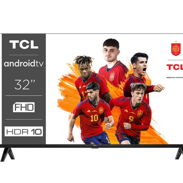 TV LED 80 cm(32") TCL 32S5400AF, Full HD Smart TV, Android TV, compatible Google Assistant, Chromecast y Google Home, Diseño delgado