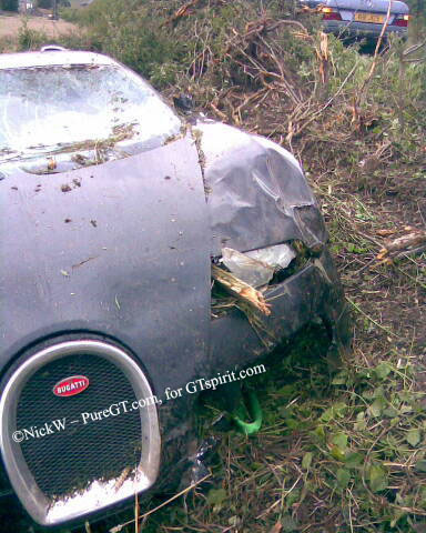 Accidente Bentley Continental GT