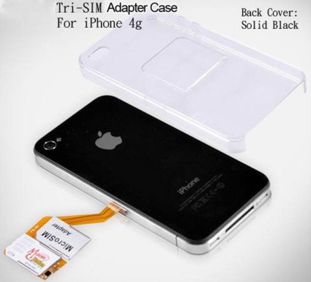 TriSIM Card para iPhone 4, tres mejor que dos