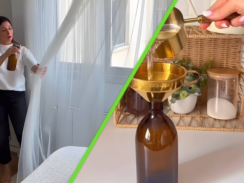 Alicia Martínez, experta en limpieza: "para que la casa siempre huela bien, rocío este aromatizante casero sobre las cortinas" 