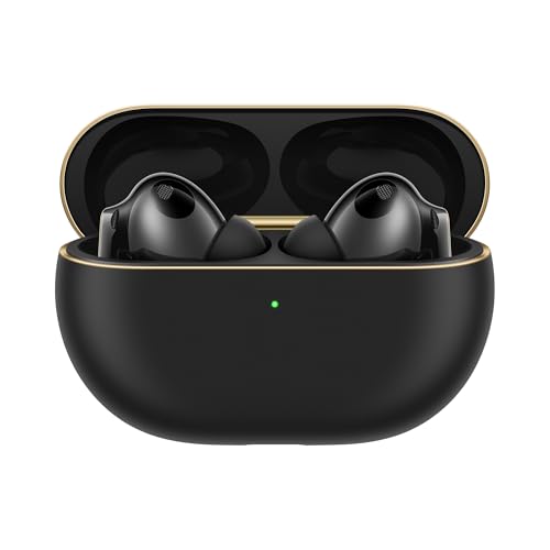 HUAWEI FreeBuds Pro 4 Auriculares Inalambricos, Auriculares Bluetooth Sonora Sin Pérdidas, Llamadas Estables, ANC Dinámica, Diseño de Cuerdas Plateadas, hasta 33 Horas, iOS & Android,Negro