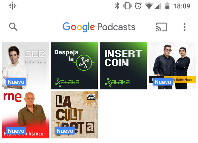 Podcasts Chromecast