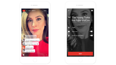 YouTube se decide y lleva su streaming en directo a los móviles para competir con Periscope
