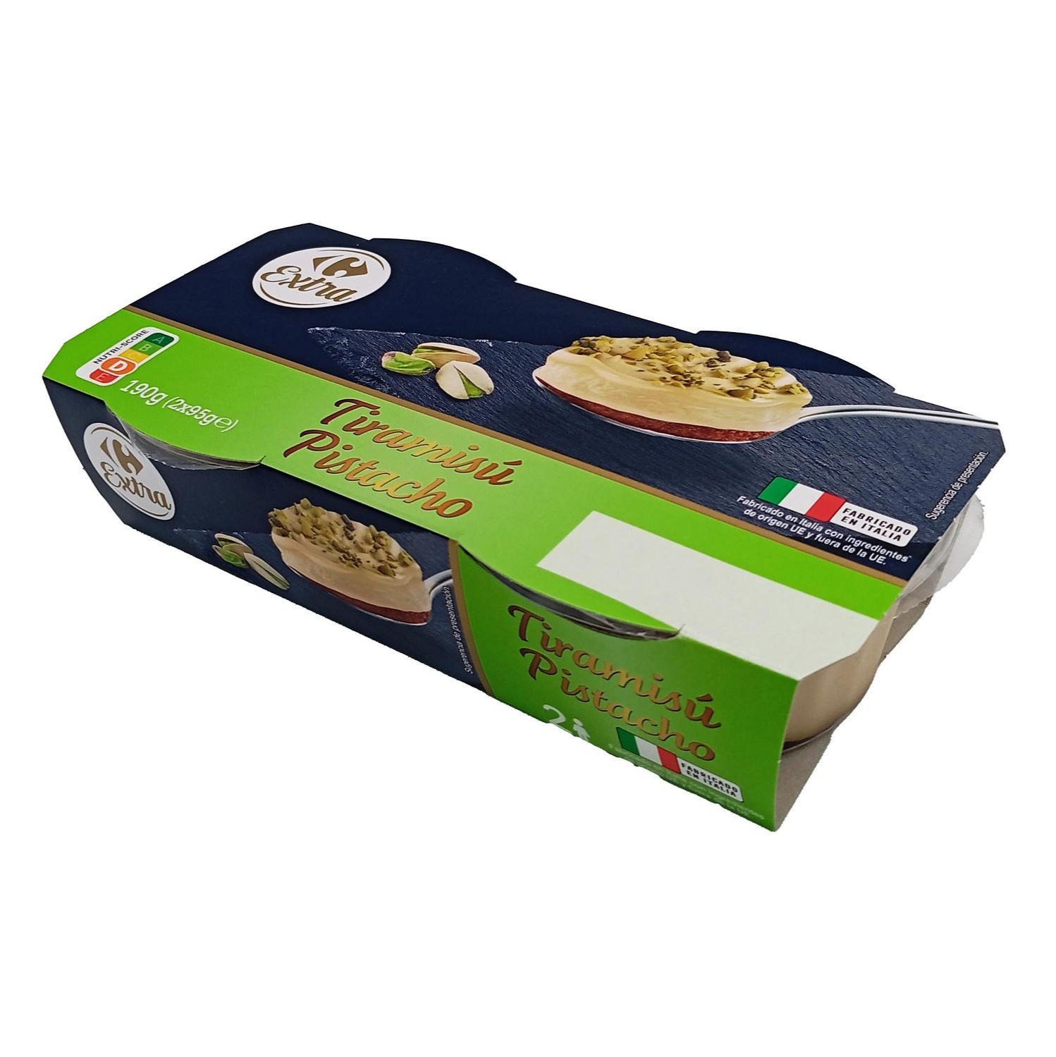 Tiramisú de pistacho Carrefour