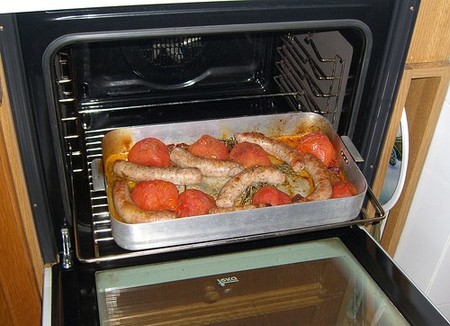 No abras el horno mientras cocinas