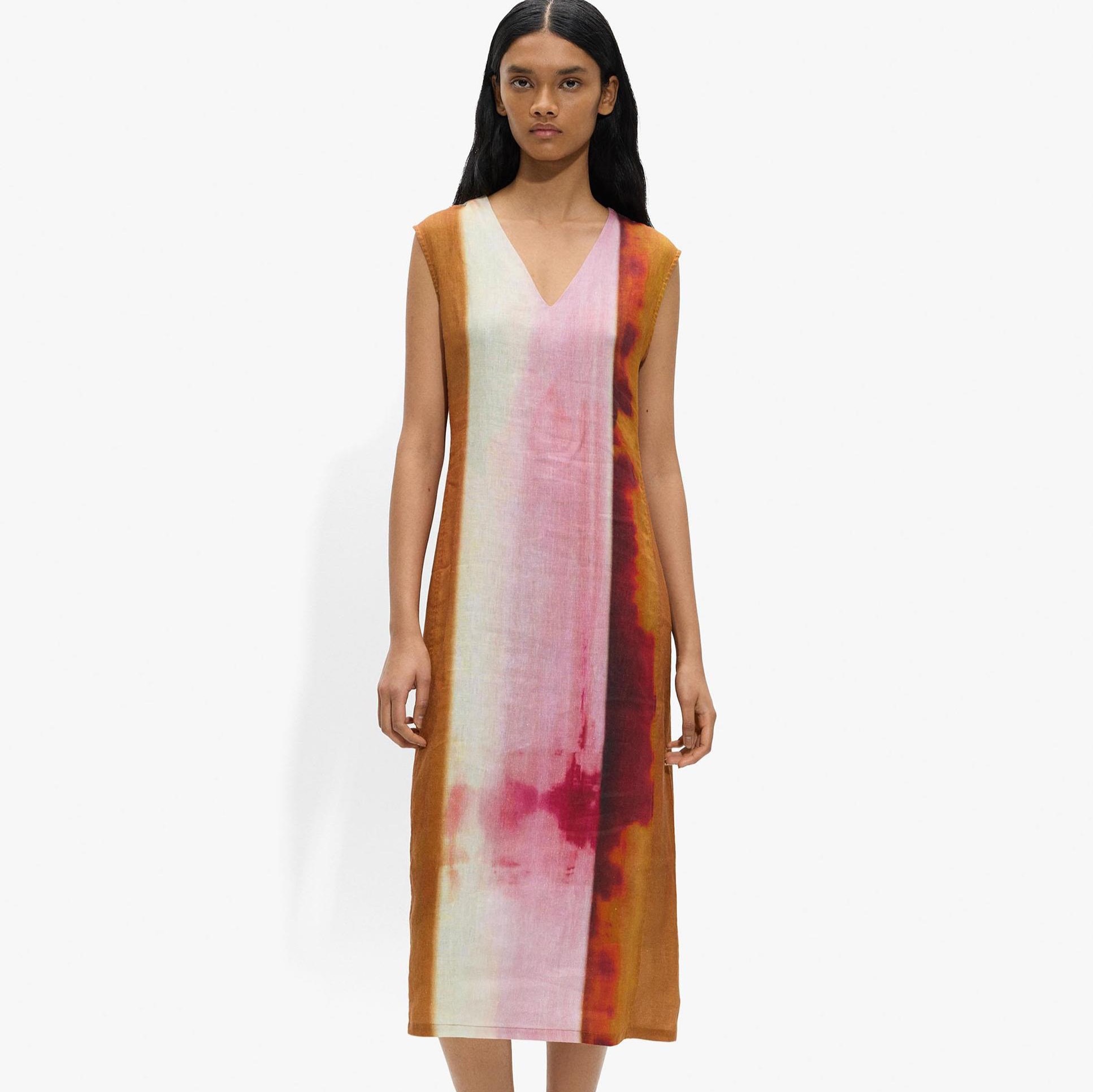 Vestido lino Parfois