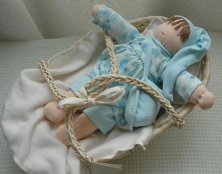 Muñeca de algodón orgánico