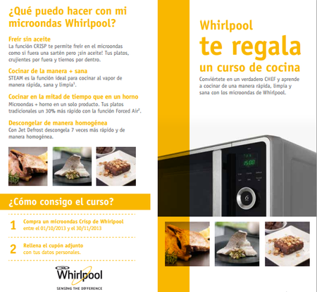 Los microondas de Whirlpool vienen con regalo