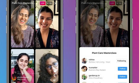 Instagram busca competir con Clubhouse permitiendo hasta cuatro participantes en sus 'Live Rooms'