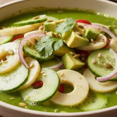 Chef Oropeza: el aguachile verde lleva cilantro, pero para que te quede delicioso usa "alga nori para resaltar el sabor del mar”