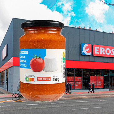 Alerta alimentaria por presencia de fragmentos de vidrio en la Salsa Ricotta de Eroski, procedente de Italia 