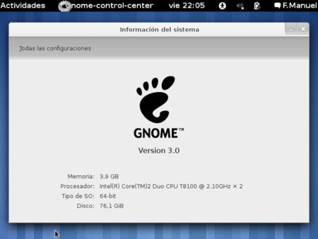 Probando Gnome Shell desde live CD