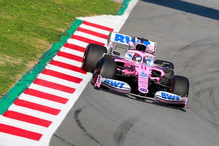 Sergio Perez Barcelona F1 2020