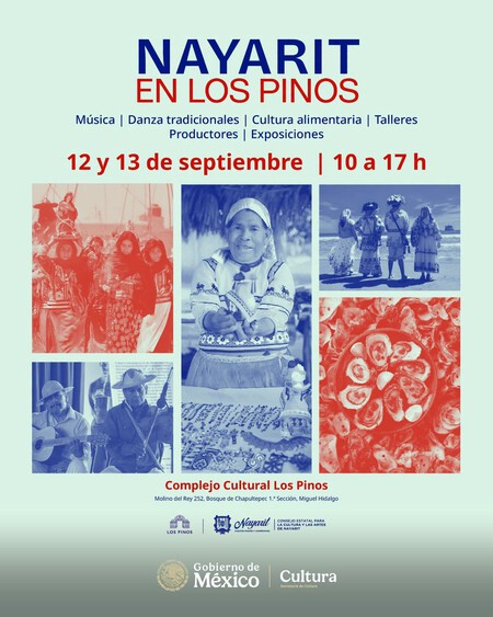 Entre sabores del Pacífico y de la sierra: lánzate a probar chicharrón de pescado, aguachile, pozole y albóndigas de camarón con música y artesanías en Nayarit en Los Pinos 2026