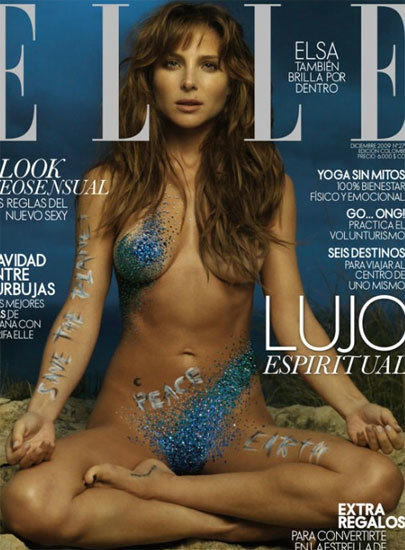 Elsa Pataky se desnuda en el número navideño de Elle y la lía parda