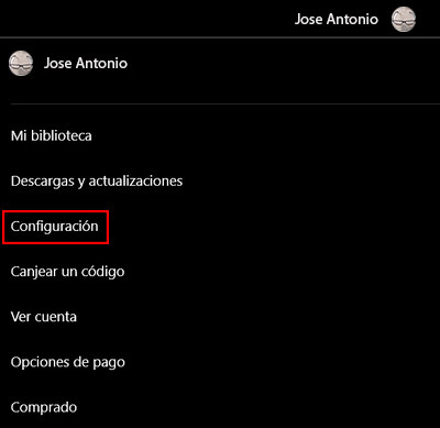 Configuracion