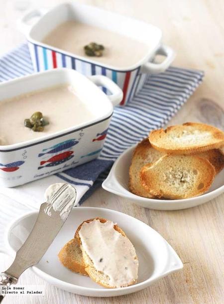 Crema de atún y alcaparras. Receta