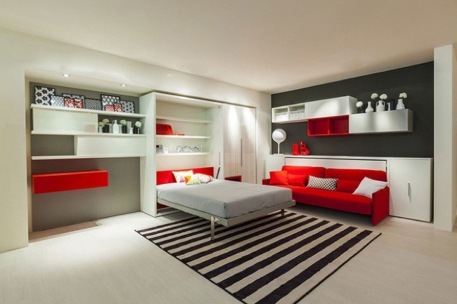 Ahorrando espacio sin renunciar al diseño y al color con los muebles