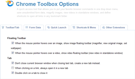 Chrome Toolbox, la superextensión de Google para Chrome