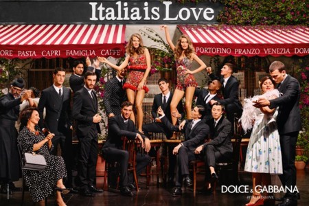 Dolce & Gabbana continúan su affaire con Italia en la campaña primavera-verano 2016