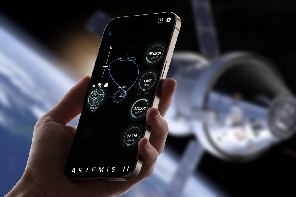 La NASA tiene un Google Maps para seguir en directo la Artemis II. Pero lo mejor es su app para iPhone