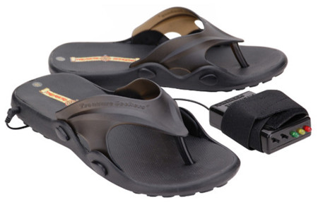Sandalias detectoras de metal