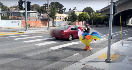 Policia San Francisco Sfgate Disfraz Pollo