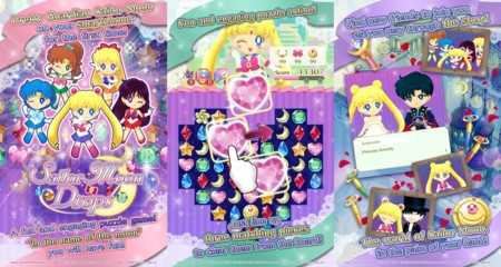 Sailor Moon se da a los puzles en Android