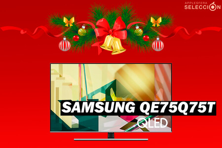 Pantallón para el salón con rebajón: la Samsung QLED 2020 QE75Q75T de 75" en Amazon a 1.299,99 euros, su mínimo