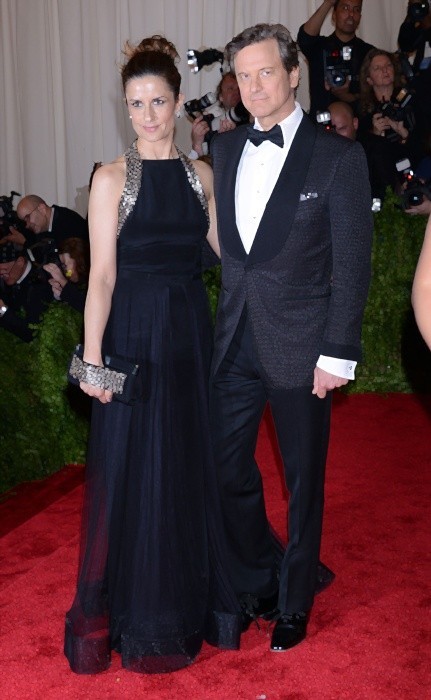 Colin Firth and wife producer Livia Giuggioli