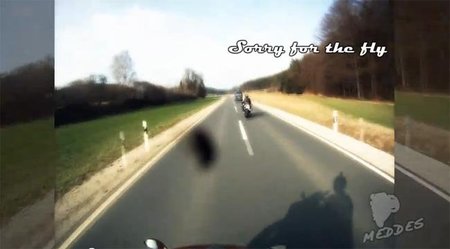 Un tipo con suerte y su Yamaha R1