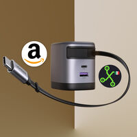 Este cargador rápido Ugreen puede cargar desde tu celular hasta tu laptop: con cable enrrollable y su precio más bajo 