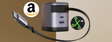 Este cargador rápido Ugreen puede cargar desde tu celular hasta tu laptop: con cable enrrollable y su precio más bajo 