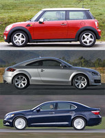 Los finalistas del Coche del Año en el Mundo 2007