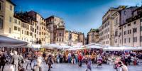 Mercado de Campo de'Fiori en Roma