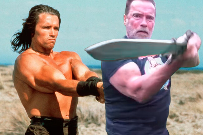 A sus 79 años Arnold Schwarzenegger todavía tiene lo que hay que tener para volver a ser Conan