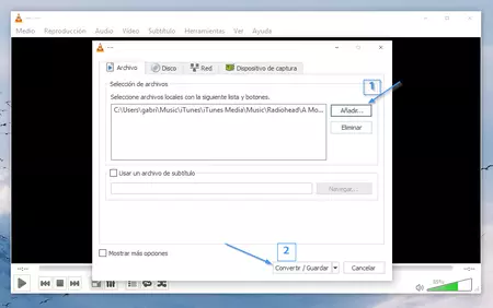 Convertir Audio Vlc