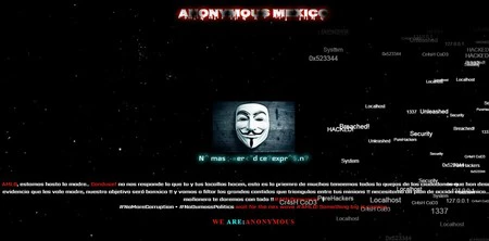 Anonymous México 'hackea' a Condusef: dicen que el siguiente objetivo será Banco de México