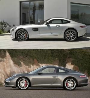 Mercedes-AMG GT Vs Porsche 911 Photo Comparison 5