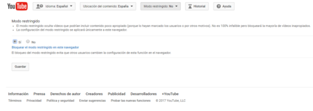 Modo Restringido
