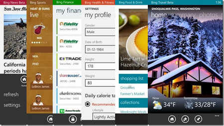 Bing actualiza sus aplicaciones para Windows Phone y añade sincronización con Windows 8.1