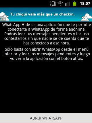 WhatsApp Hide