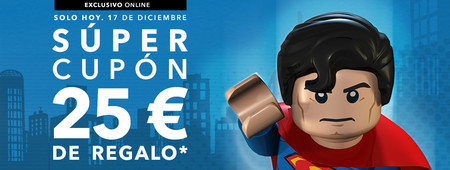Cupón de descuento de 25 euros en Toys 'r us si gastamos más de 100 euros en juguetes en el día de hoy