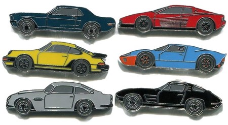 Juego de monedas con forma de coche